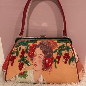 Isabella Fiore embroidered hand bag
